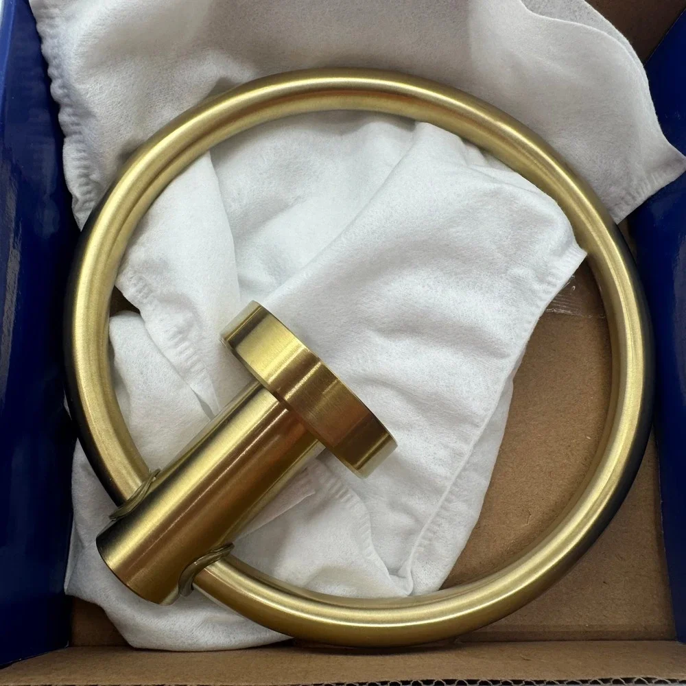 Marmolux Lawrel Series Towel Ring Brushed Gold SUS 304 Stainless Steel New